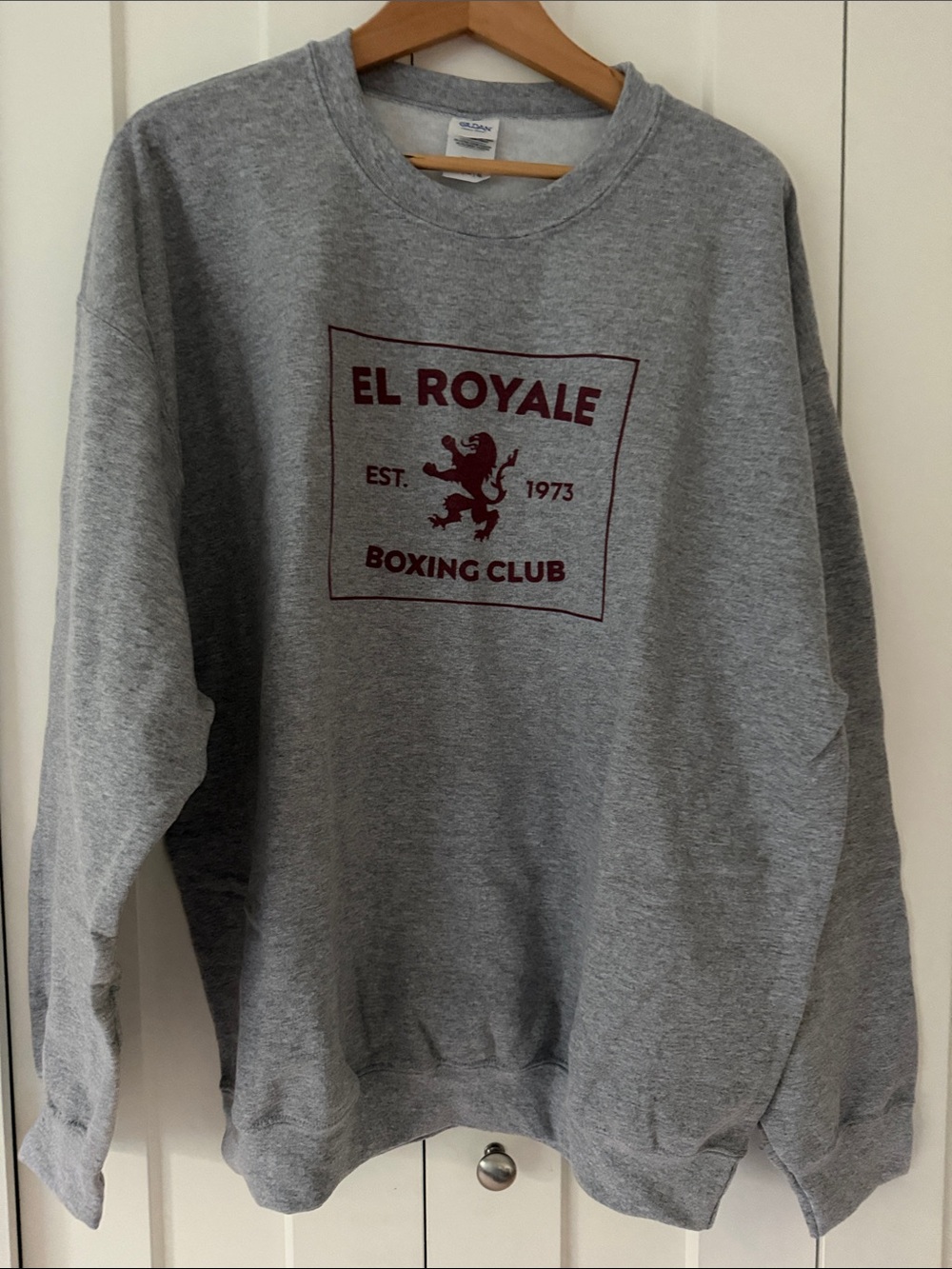 Gray Crewneck Sweatshirt - Boxing Club